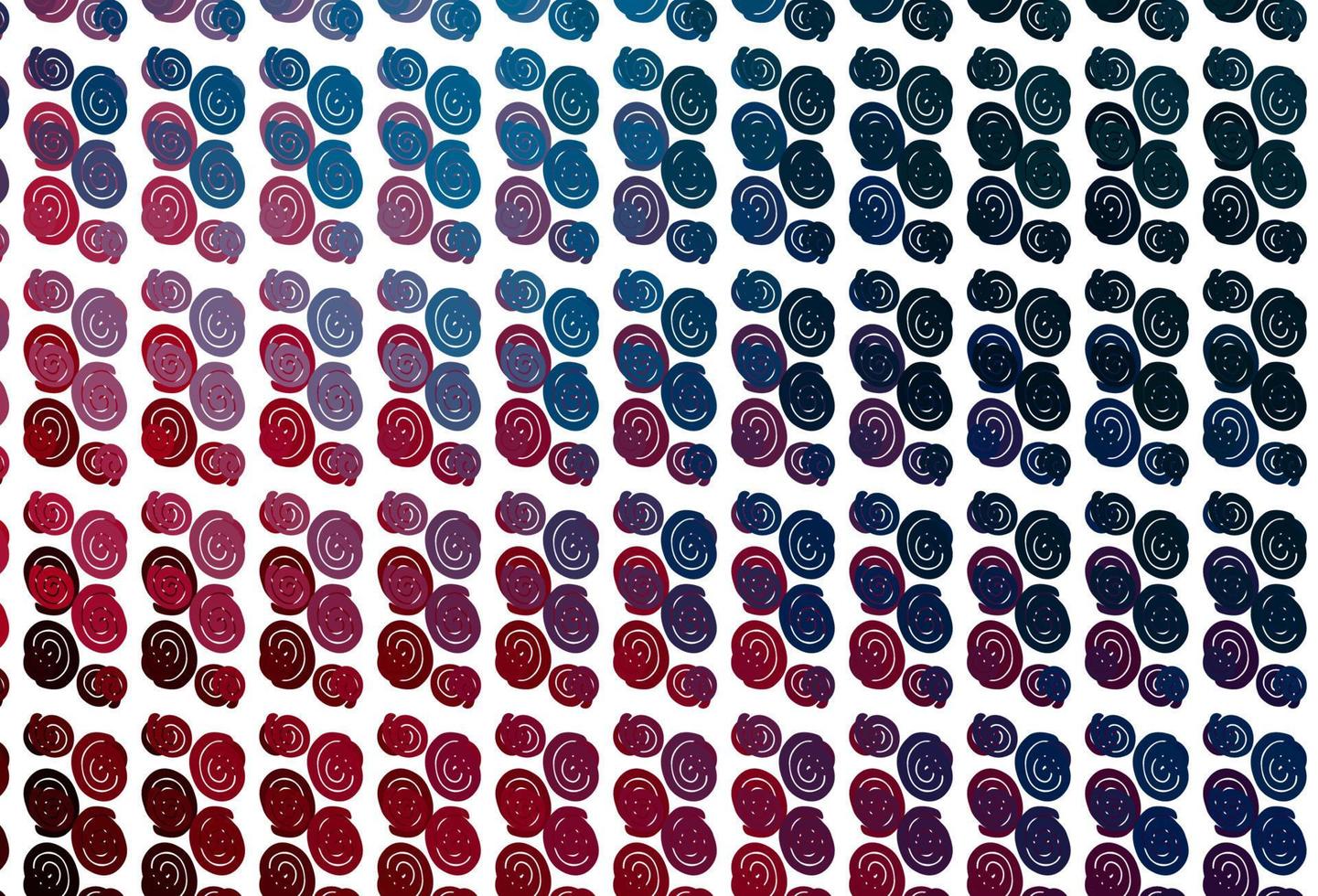 Light Blue, Red vector template with bubble shapes.