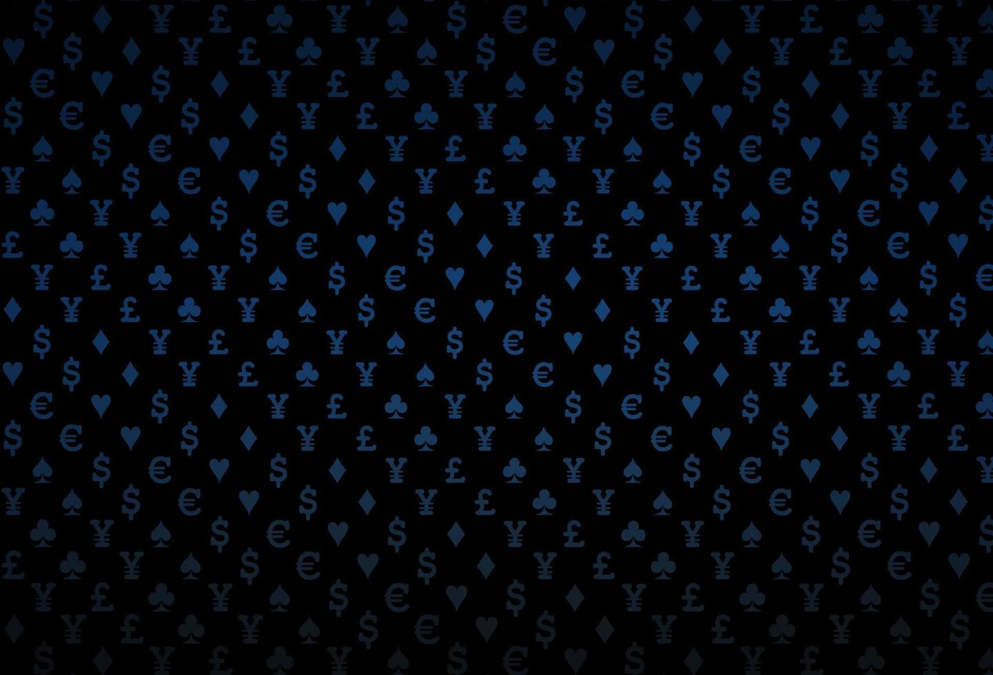 Dark blue vector layout with elements of cards.