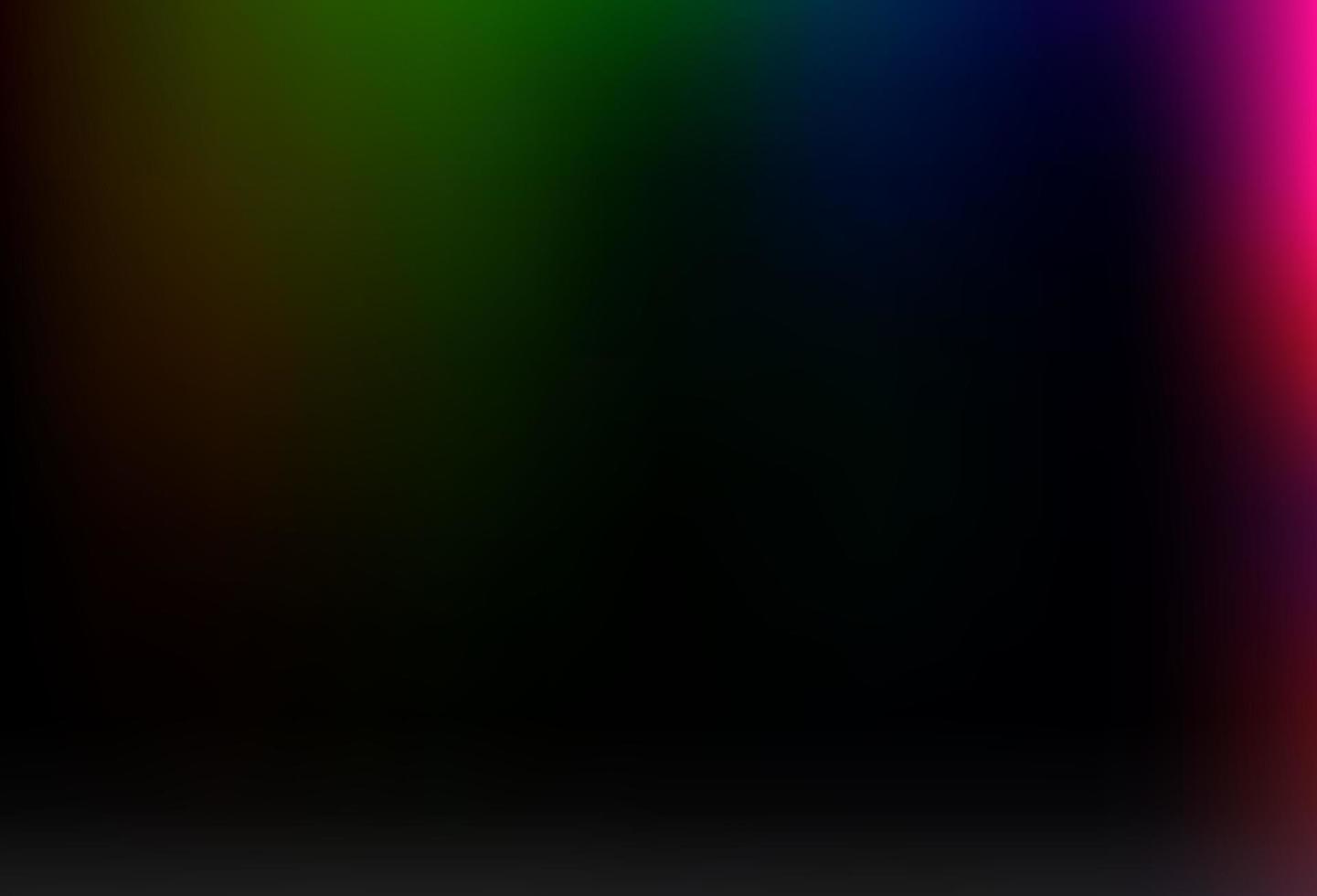 Dark Multicolor, Rainbow vector blurred bright template.