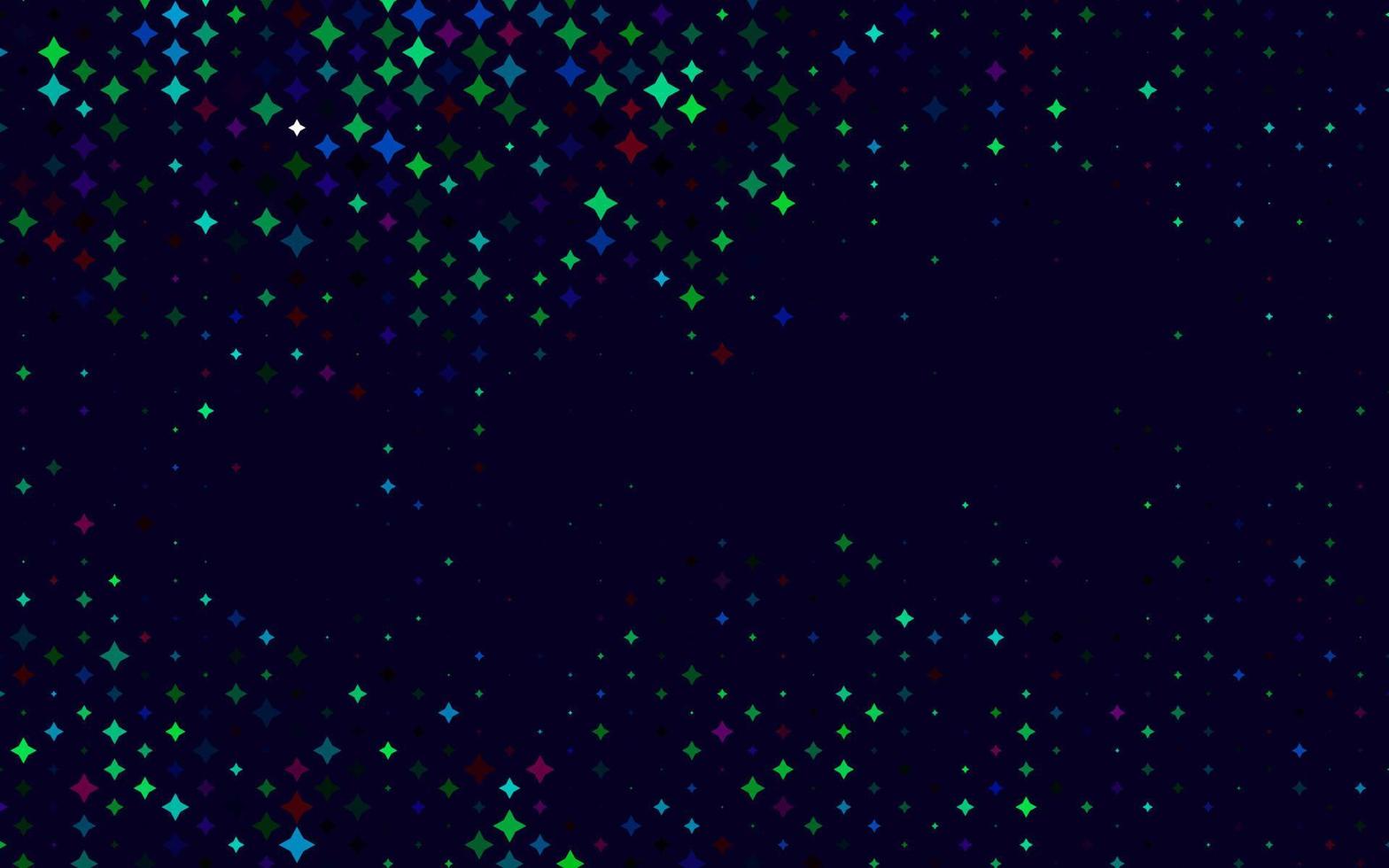 Light Multicolor, Rainbow vector layout with bright stars.