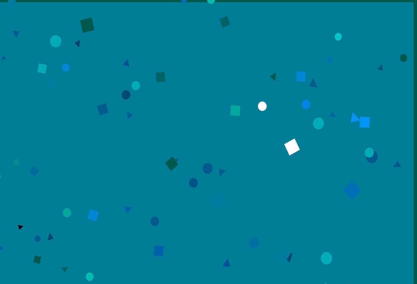 Light Blue, Green vector background with triangles, circles, cubes.