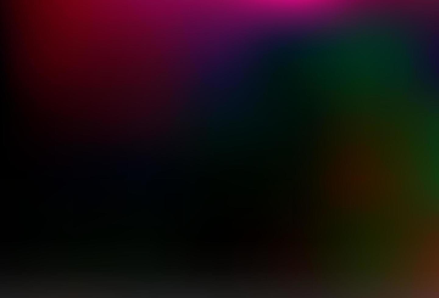 Dark Multicolor, Rainbow vector blurred shine abstract pattern.