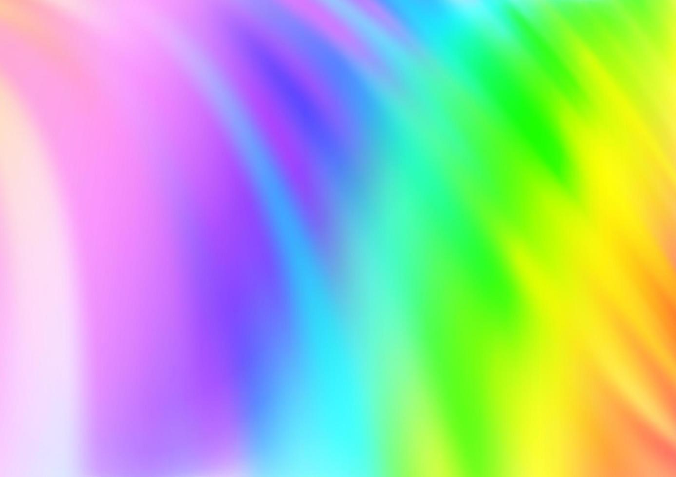 Light Multicolor, Rainbow vector template with bent lines.
