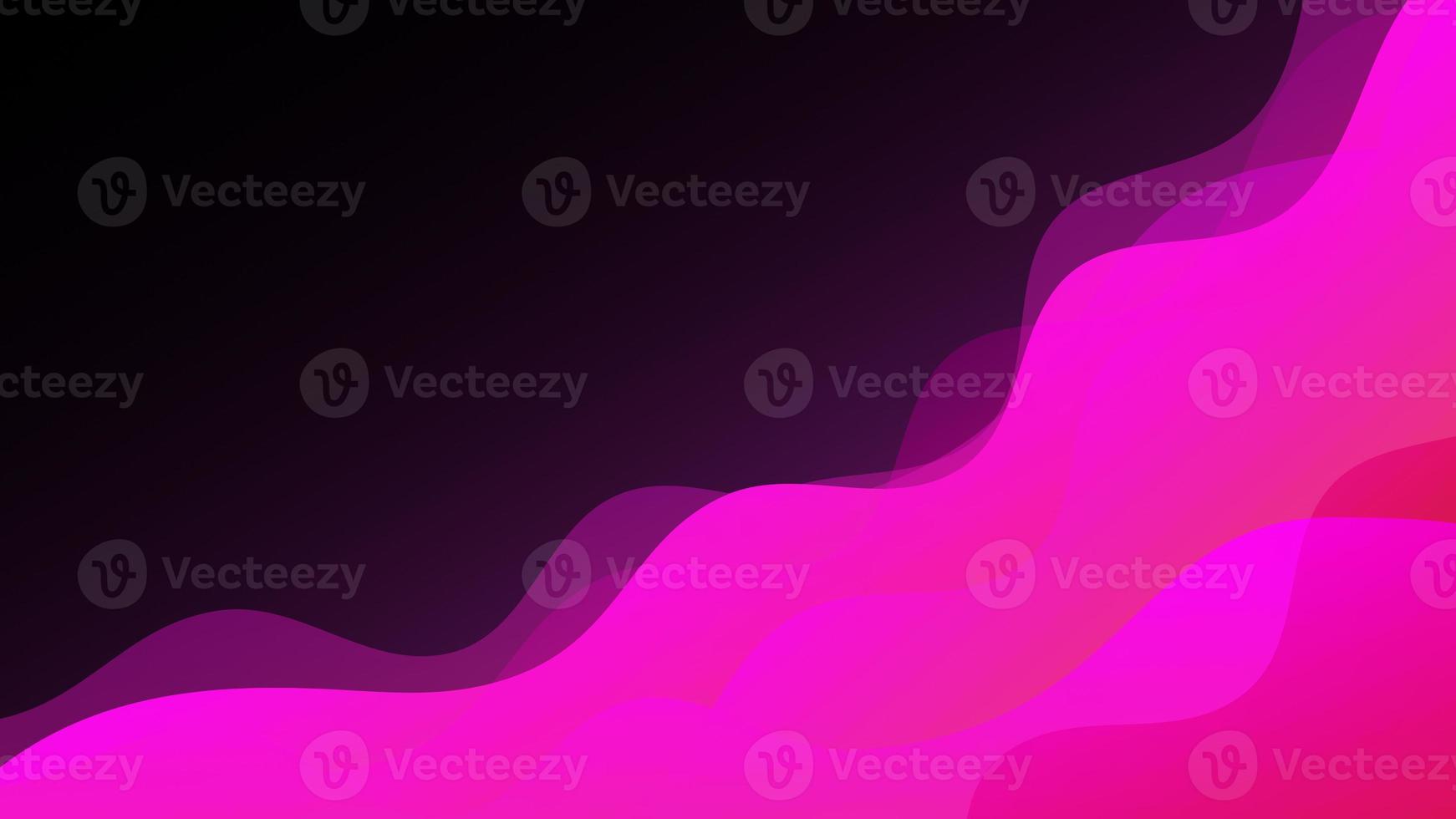 Abstract background wave gradient black pink modern elegant photo