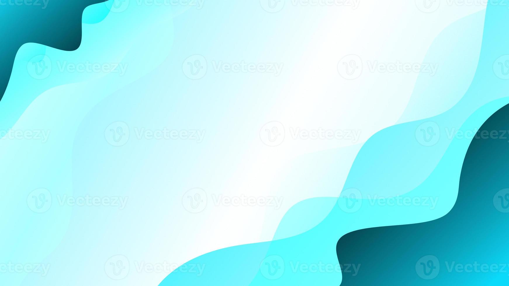 Abstract background wave gradient blue tosca modern elegant photo