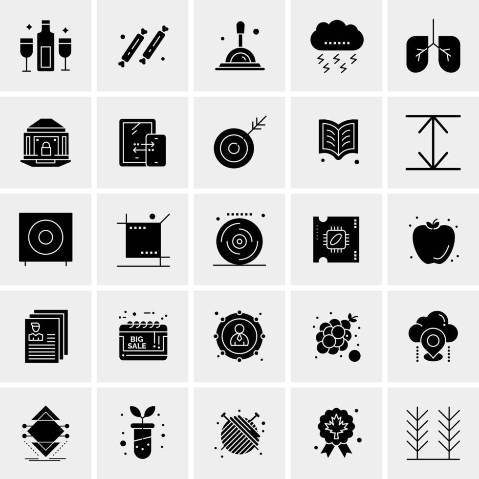 25 Universal Business Icons Vector Creative Icon Illustration to use in web and Mobile Related project