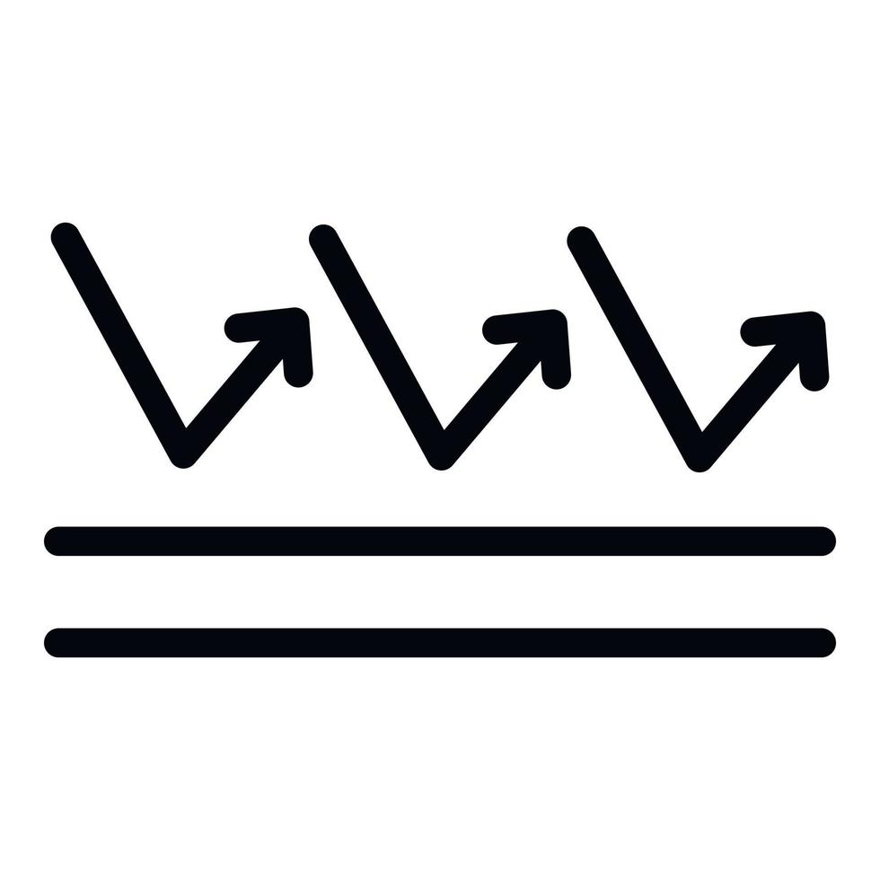 Skin uv protect icon, outline style vector