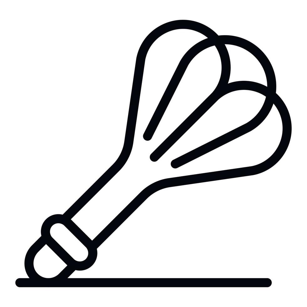 Hand mixer icon, outline style vector