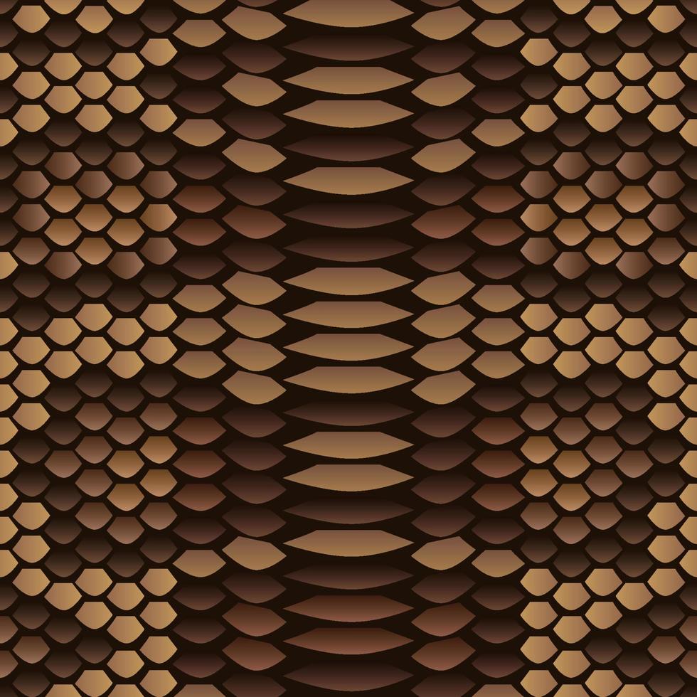Seamless Pattern of Snake Skin vector