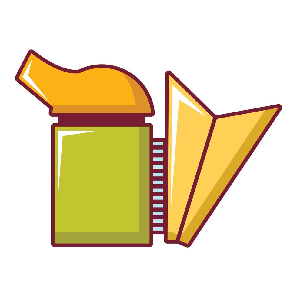 Beekeeping smoker icon, cartoon style vector