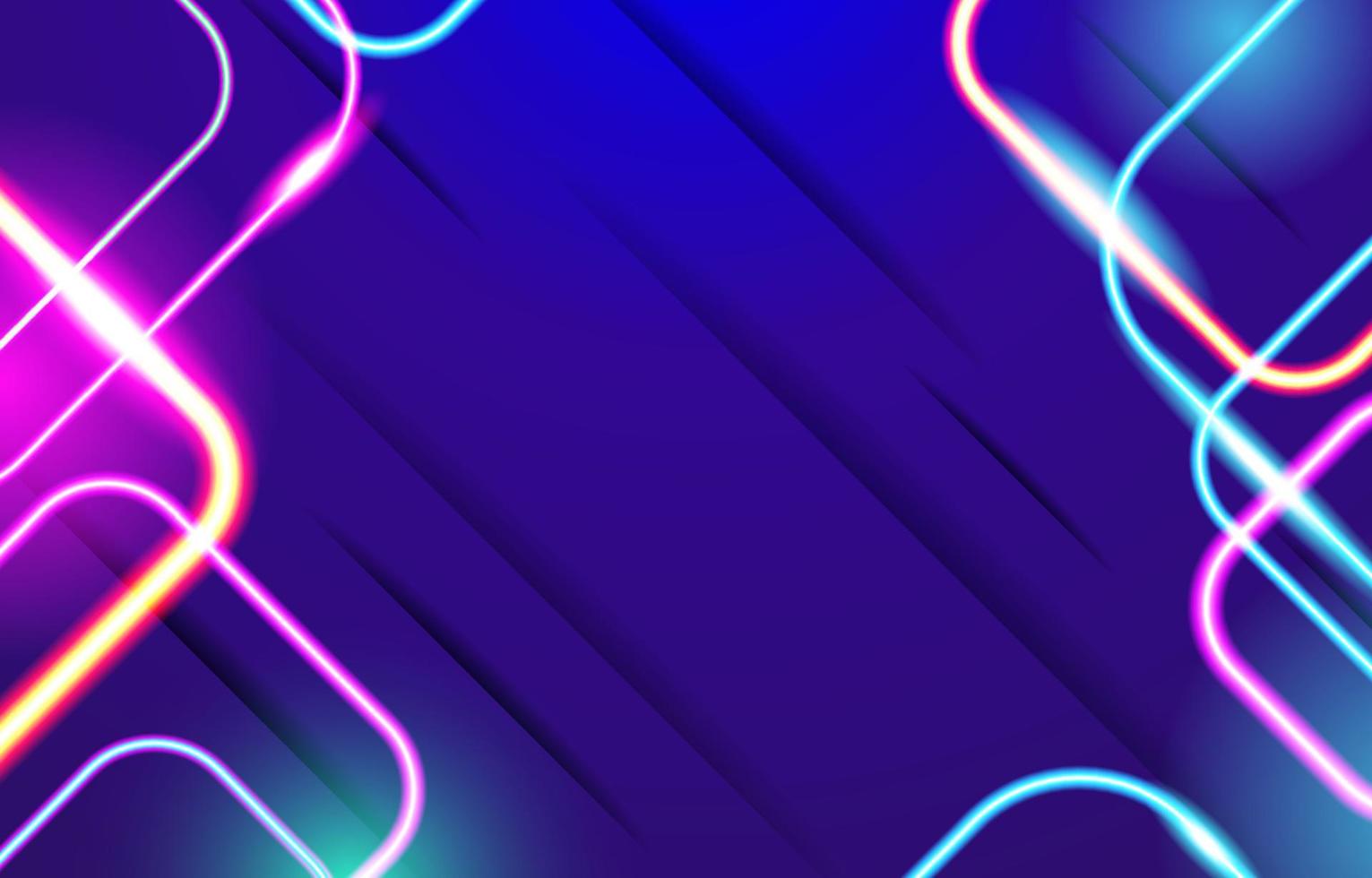 Beautiful Neon Lights Background vector