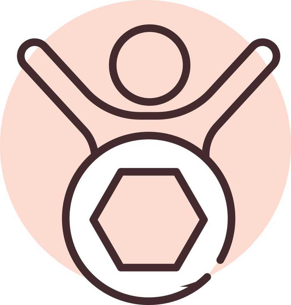 NFT Personal, icon, vector on white background.