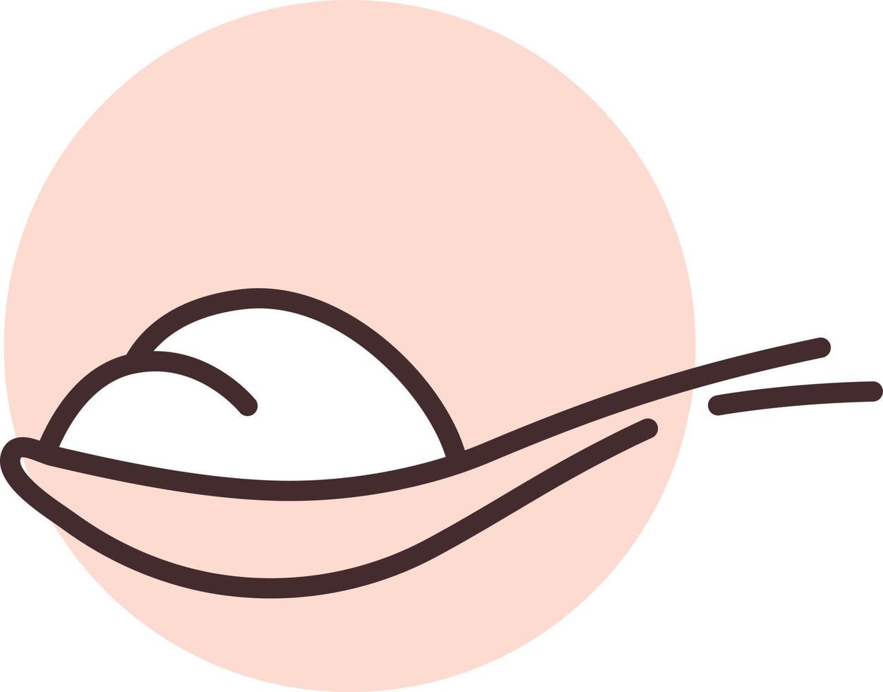Sugar allergy, icon, vector on white background.