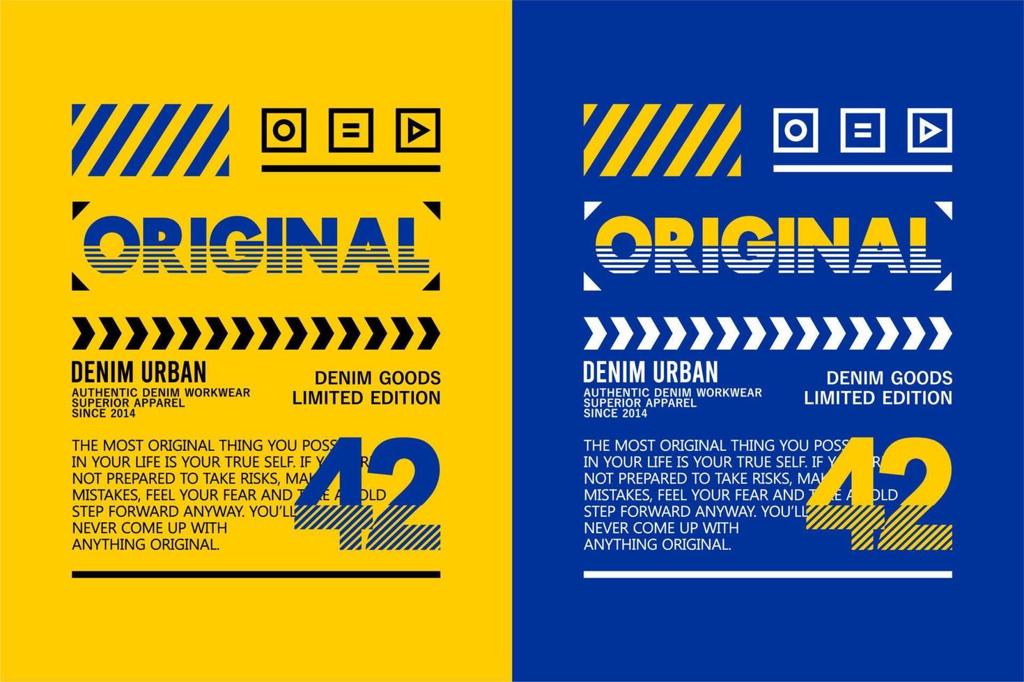 Typography Original for t shirts design vector