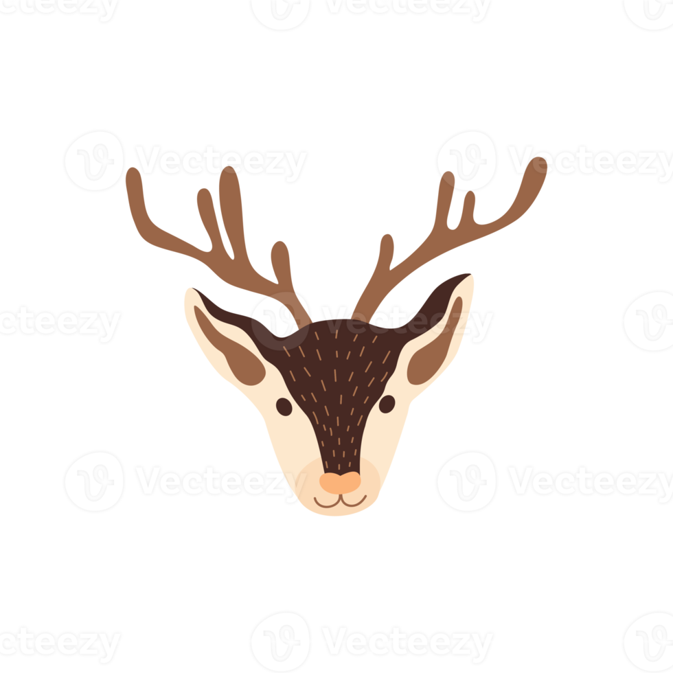 Christmas Deer head png