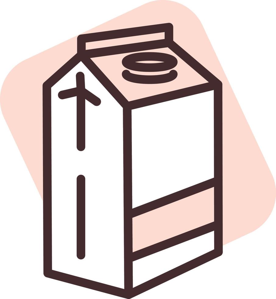 Milk allergy, icon, vector on white background.