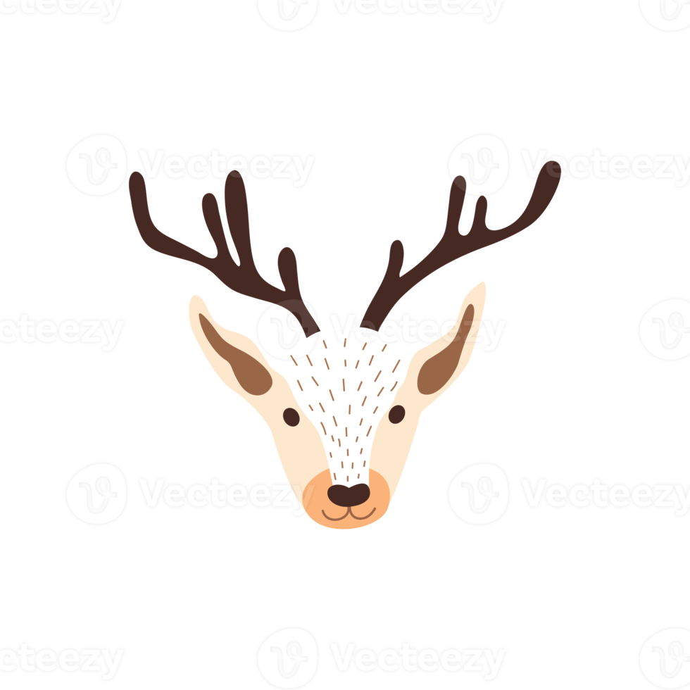 Christmas Deer head png