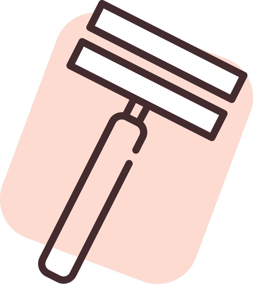 Beauty razor, icon, vector on white background.