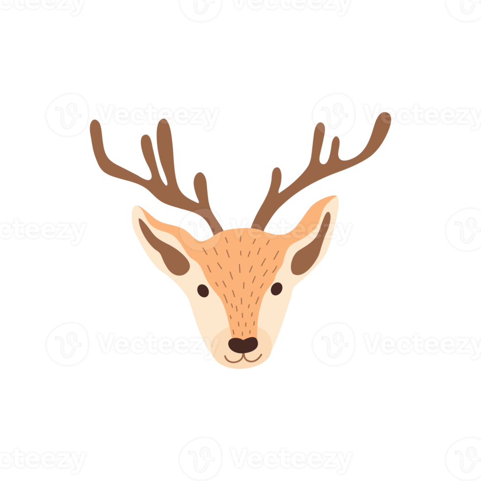 Christmas Deer head png