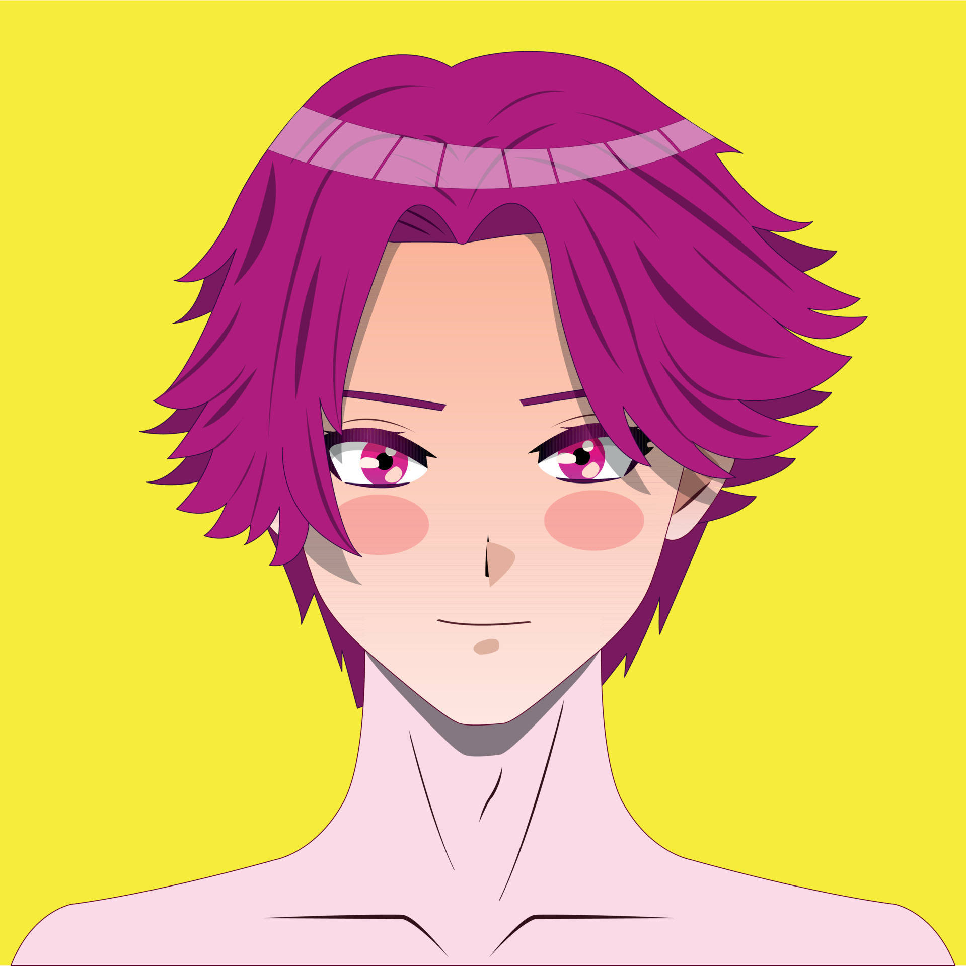 Pink Hair Clipart Anime Guy  Anime  Free Transparent PNG Download  PNGkey