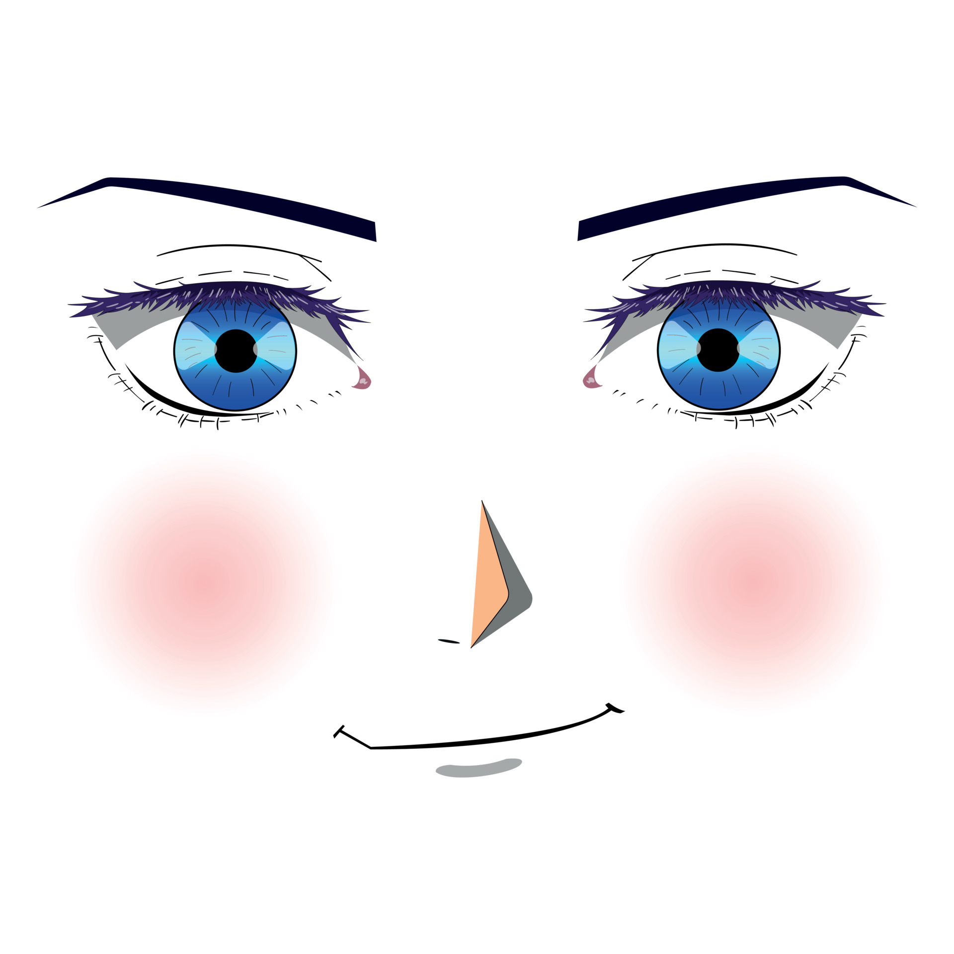 Pretty and handsome face for anime boy character 15267782 Vector Art at Vecteezy Pretty and handsome face for anime boy character 15267782 Vector Art at Vecteezy