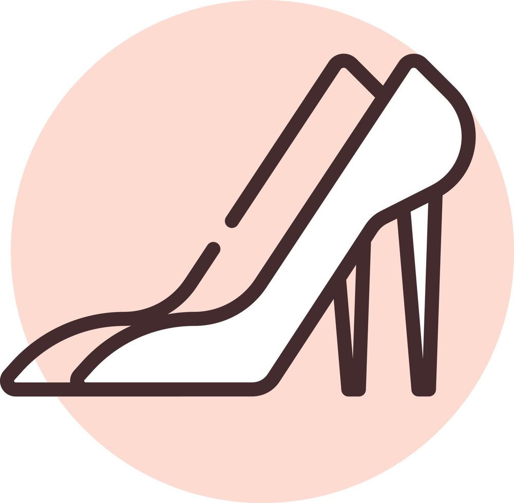 zapatos de evento, icono, vector sobre fondo blanco.