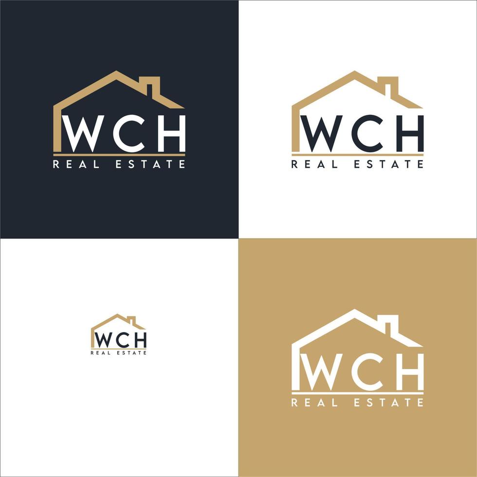 real estate logo, minimalist logo, home logo initial home logo and