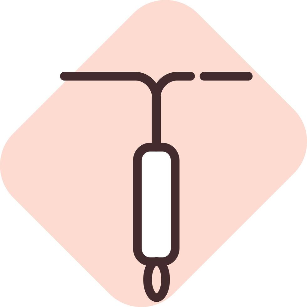 Health contraceptive, icon, vector on white background.