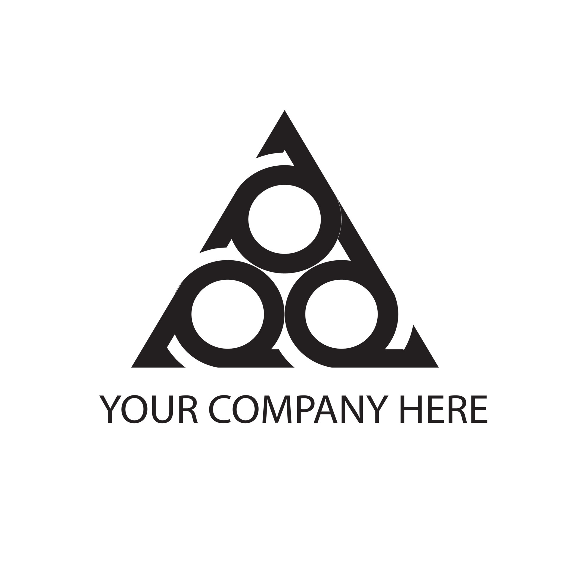 Logo Grid O Or D Monogram Letter D Or O For Business Company Vector logo-grid-o-or-d-monogram-letter-d-or-o-for-business-company-vector