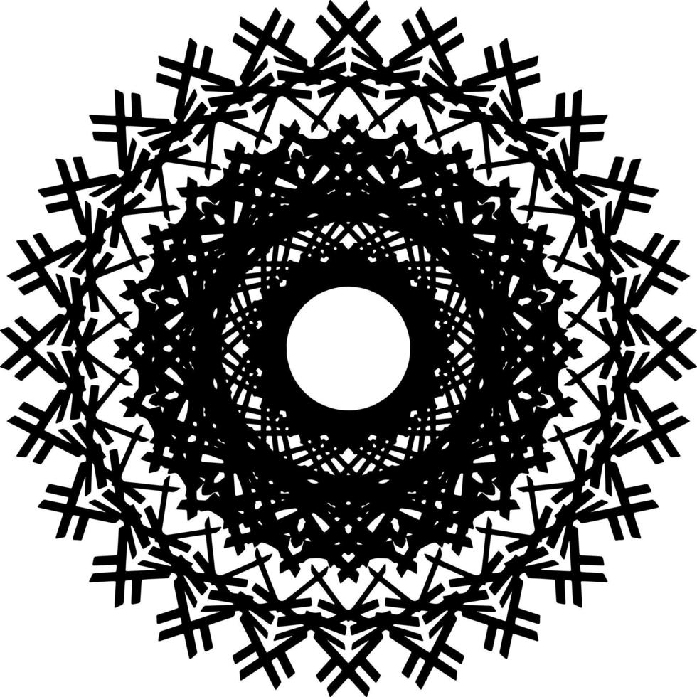 Mandala design elements vector abstract
