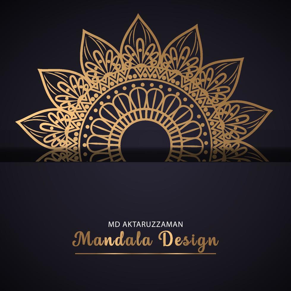 Mandala design elements vector abstract