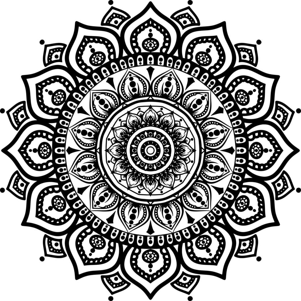 Mandala design elements vector abstract