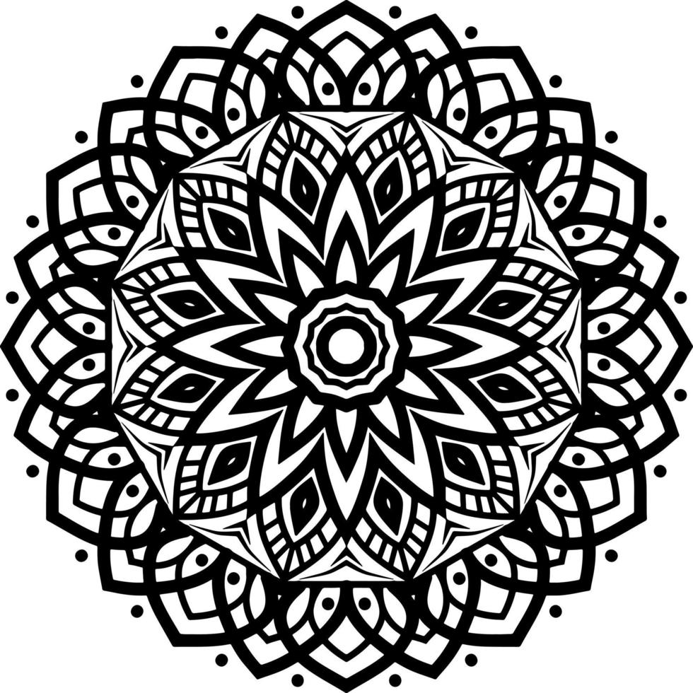 Mandala design elements vector abstract