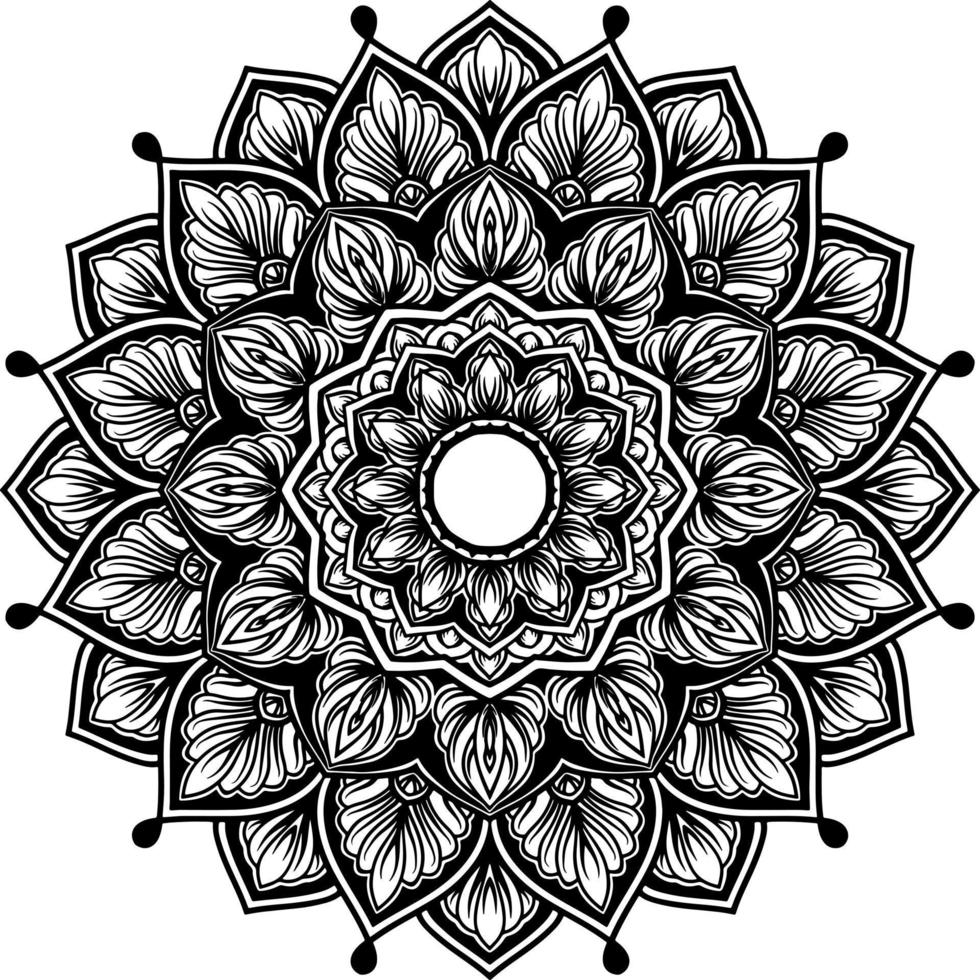 Mandala design elements vector abstract