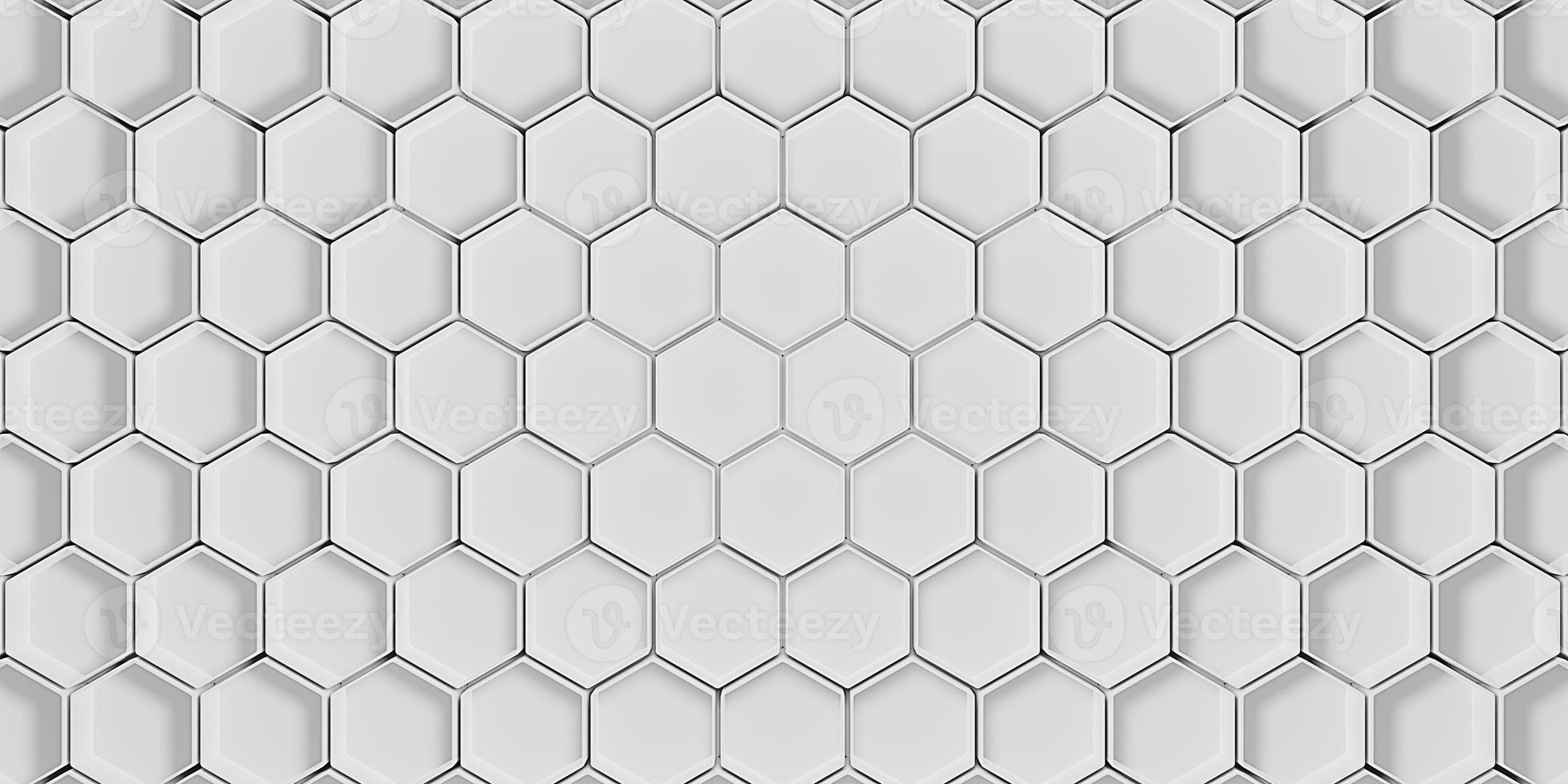 hexagon abstract background modern hexagon scene Honeycomb pattern background 3D illustration photo