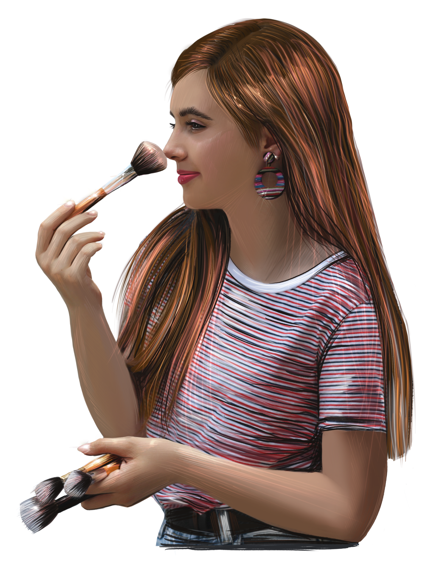 Makeup Illustration PNG Transparent, Makeup Illustration, Makeup