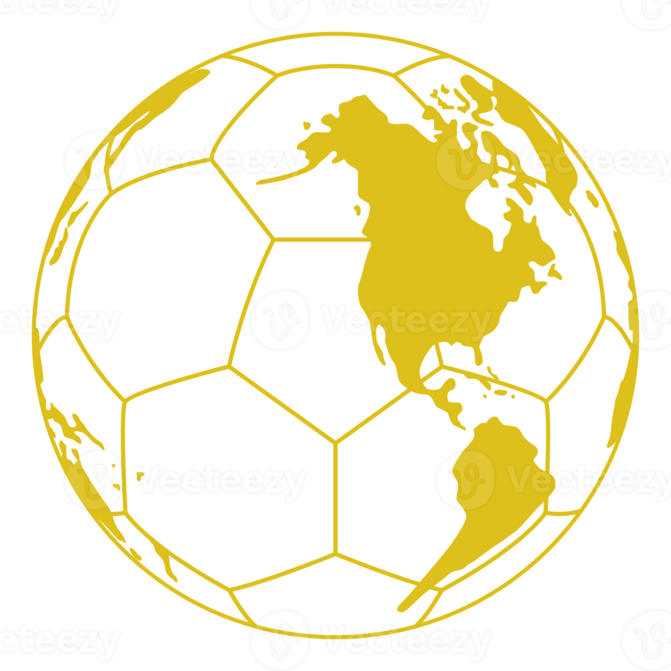 mapa do mundo na silhueta de bola de pé para ícone, símbolo, pictograma, notícias esportivas, ilustração de arte, aplicativos, site ou elemento de design gráfico. formato png