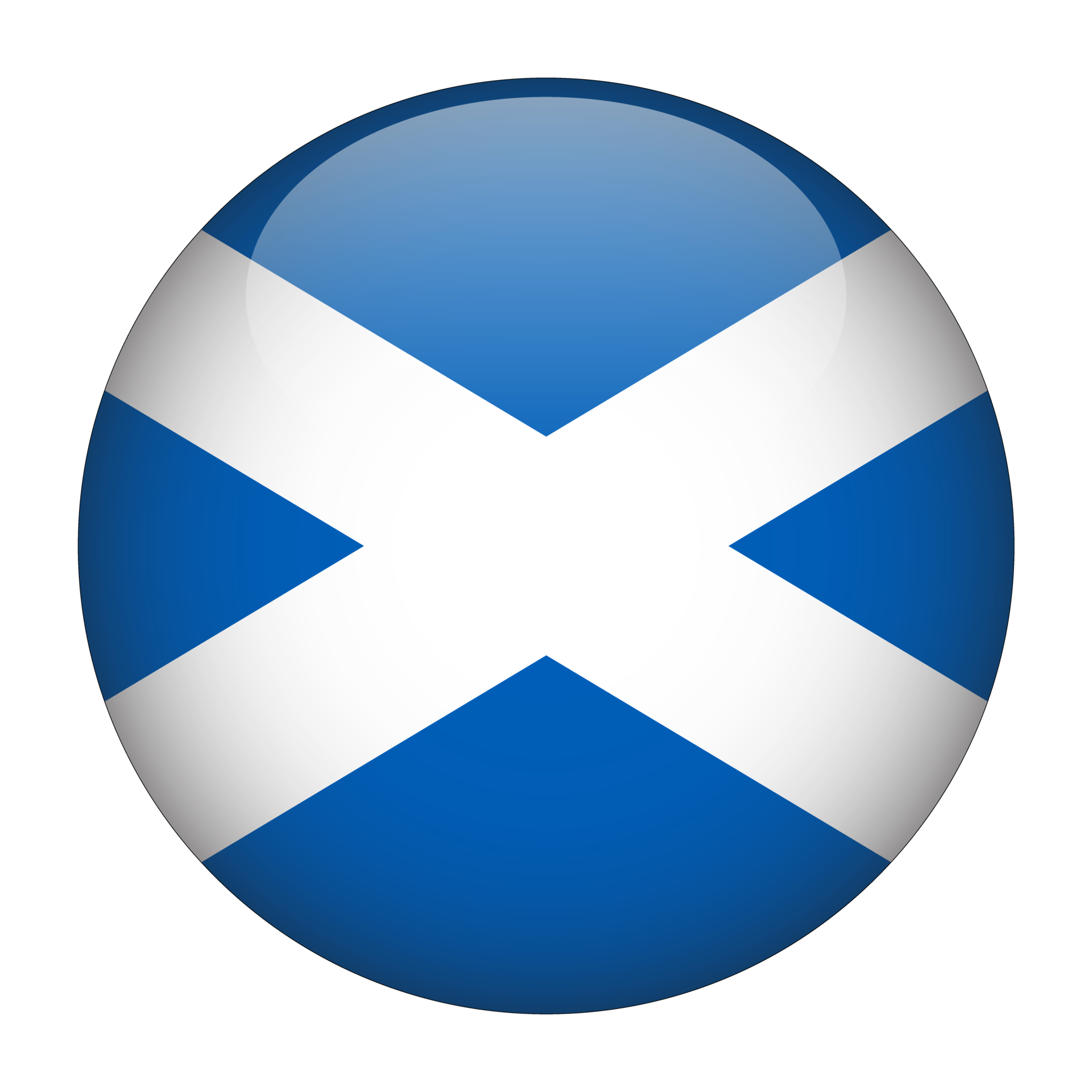 Scotland 3D Rounded Flag With Transparent Background 15272210 PNG taylormade-golf-taylormadegolf-on-threads