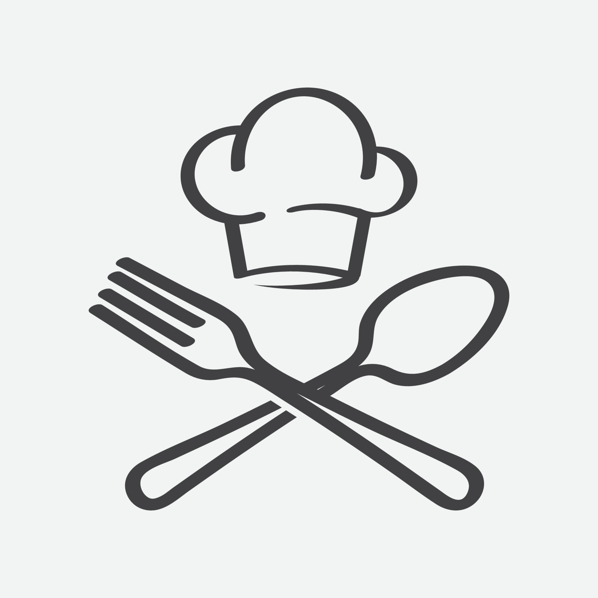 chef logo design, fork and spoon logo, food icon, restaurant label icon,  Cooking symbol, Cooks hat with fork and spoon 15272317 Vector Art at  Vecteezy