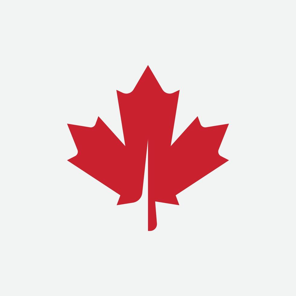 Maple leaf logo, Red maple leaf, Canada symbol, Red Canadian Maple LeafMaple leaf logo template vector icon illustration, Maple leaf vector illustration, Red maple, Canada symbol