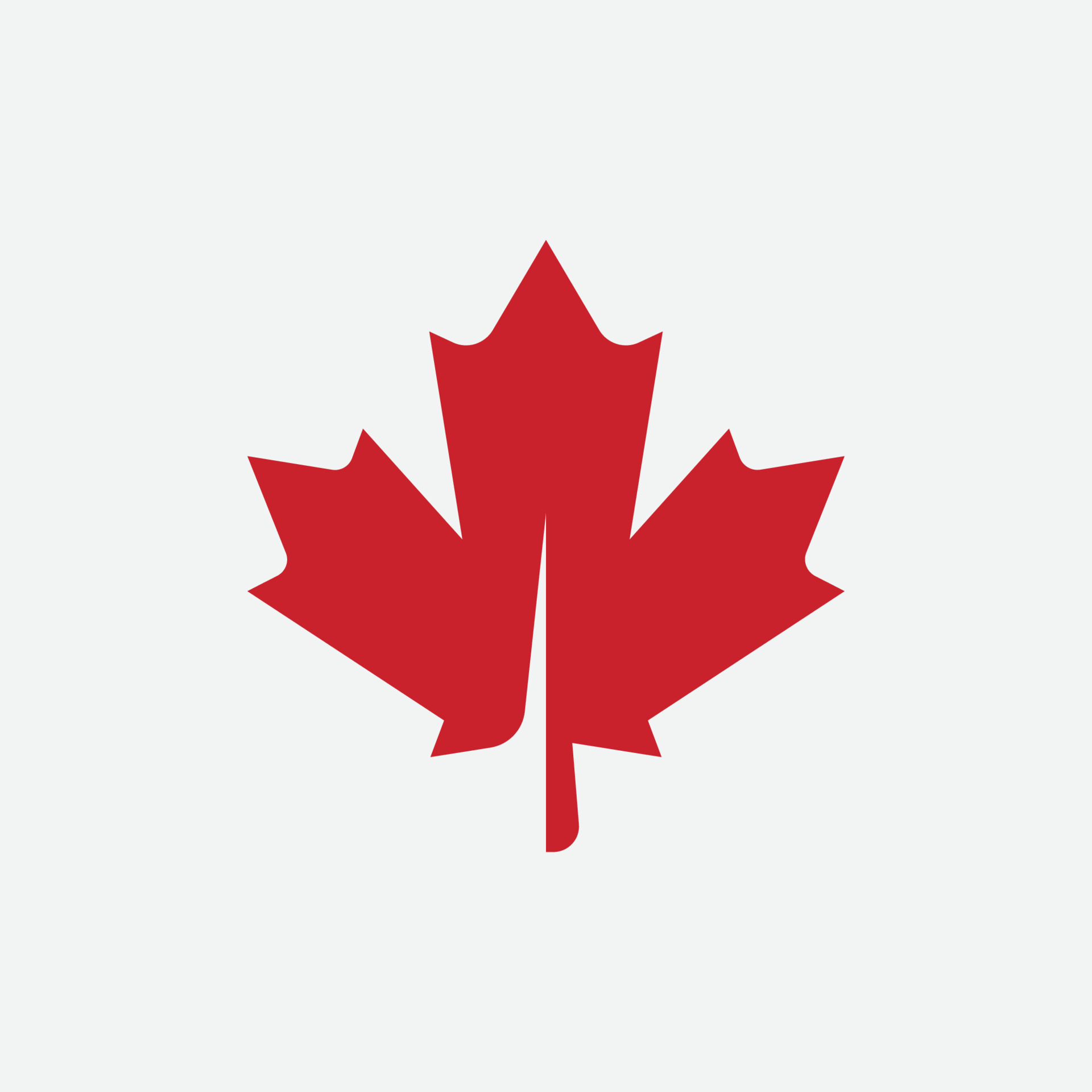 Maple leaf logo, Red maple leaf, Canada symbol, Red Canadian Maple LeafMaple leaf logo template vector icon illustration, Maple leaf vector illustration, Red maple, Canada symbol Vector Art at Vecteezy