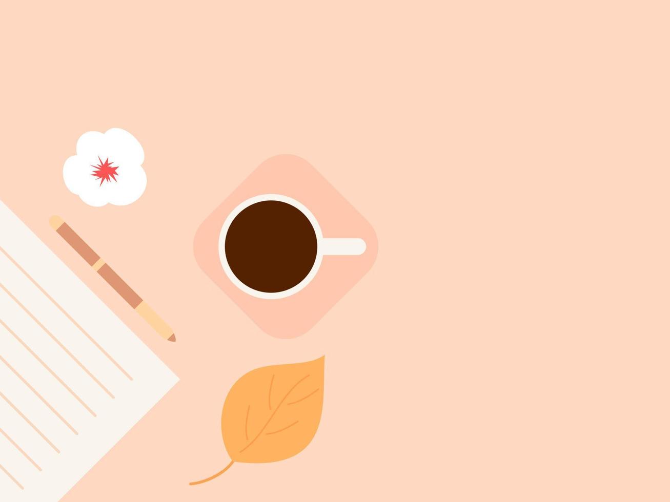 coffee vector illustration flat design