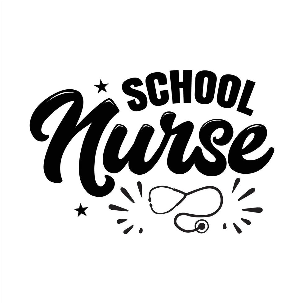 nurse t shirt design vector