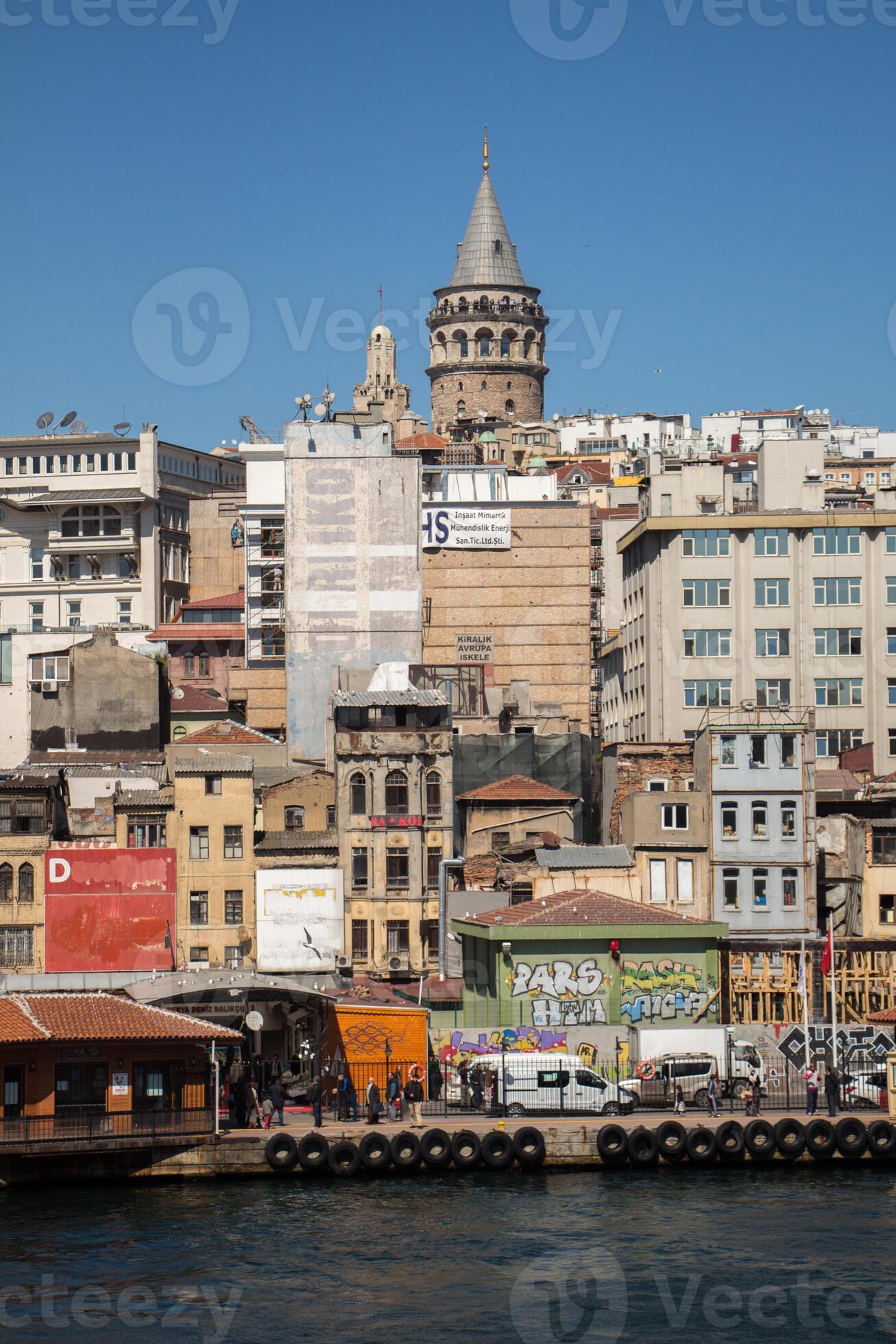 Galata Tower from Byzantium times in Istanbul 15273136 Stock Photo at