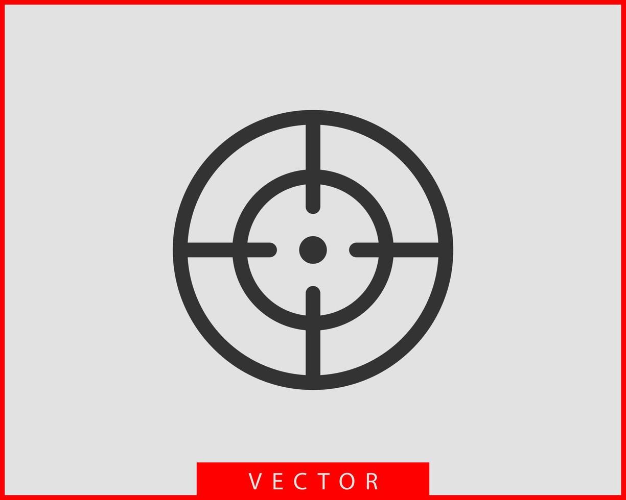 Target icon vector