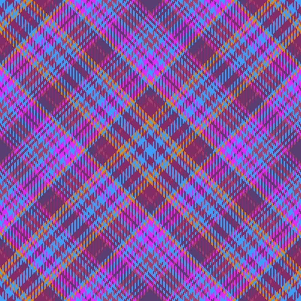 Textile background seamless. Plaid fabric pattern. Vector check texture tartan.