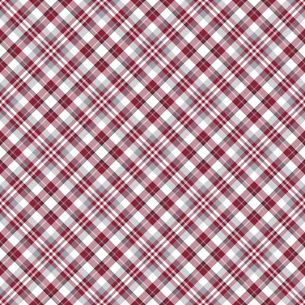 Plaid seamless pattern. Vector background of textile ornament. Flat fabric design.