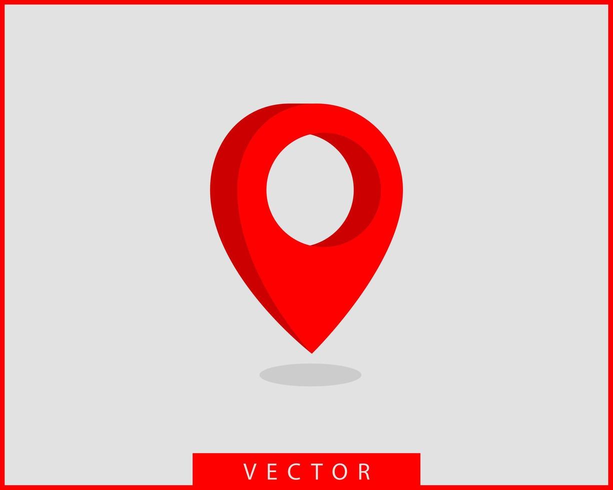 iconos del mapa. puntero marcador. icono de vector de ubicación de pin. símbolo de navegación gps.