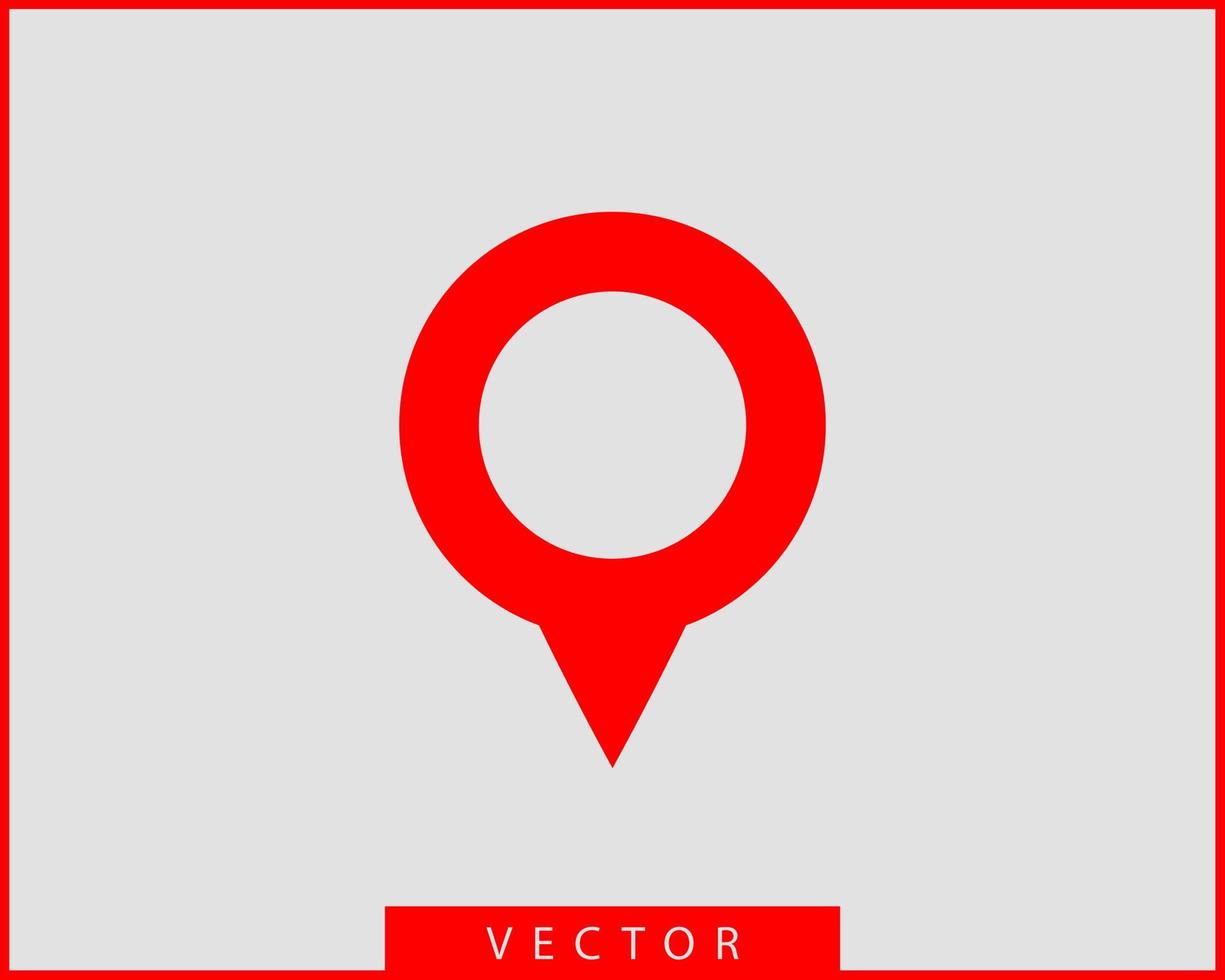 iconos del mapa. puntero marcador. icono de vector de ubicación de pin. símbolo de navegación gps.