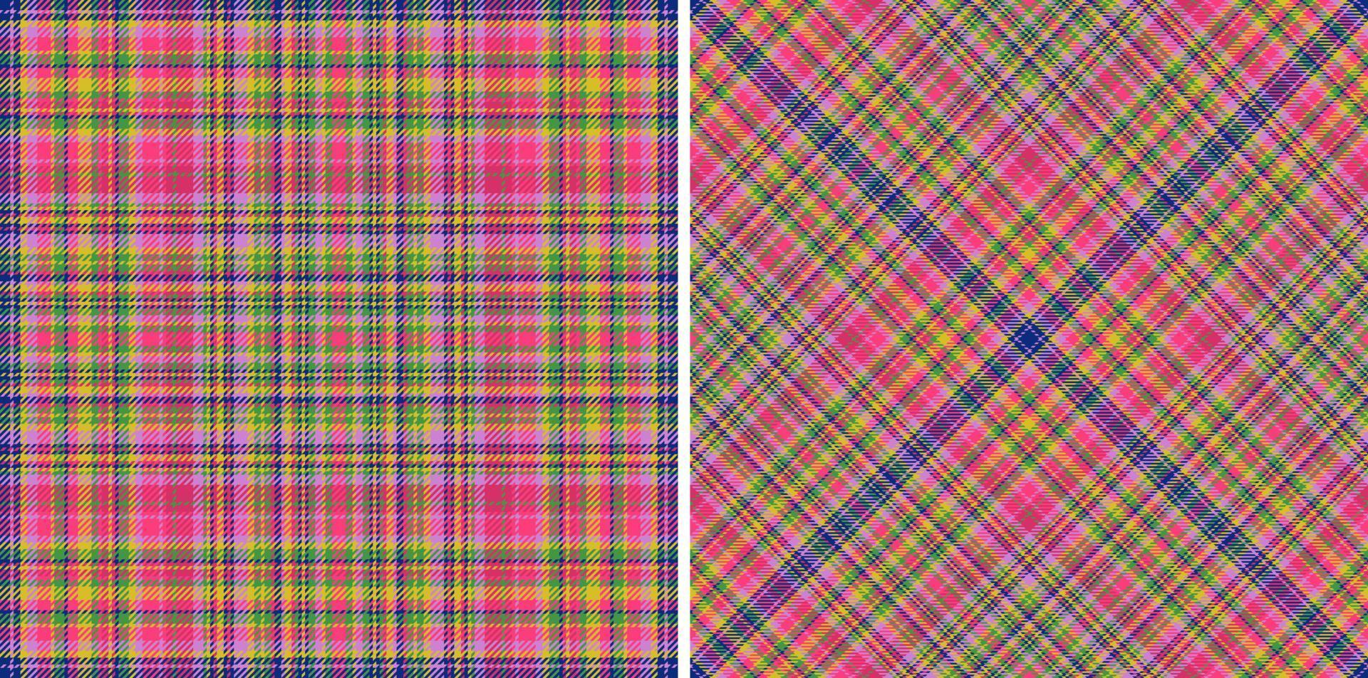 Seamless pattern check. Fabric vector textile. Tartan texture background plaid.